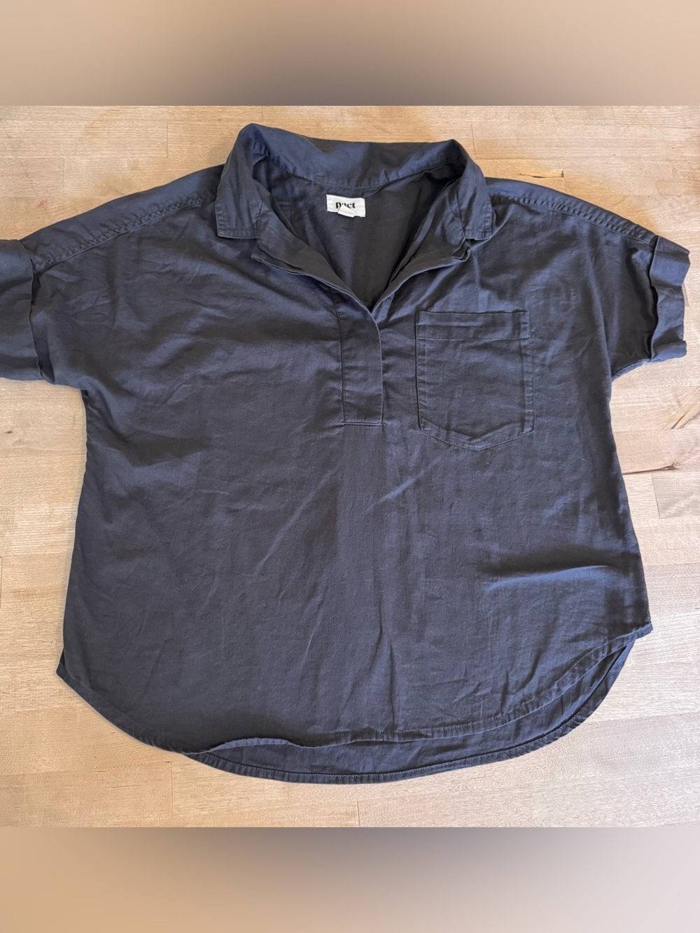 Pact Women's Sunset Lightweight Cotton Popover Top